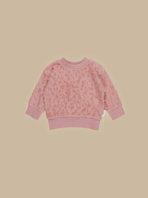 Huxbaby - Organic Dusty Rose Terry Sweatshirt - Dusty Rose