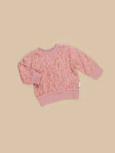 Huxbaby - Organic Dusty Rose Terry Sweatshirt - Dusty Rose