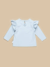 Load image into Gallery viewer, Huxbaby - Organic Fluffy Friends Frill Top - Frozen