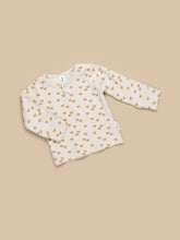 Load image into Gallery viewer, Huxbaby - Organic Beary Cute Rib Henley - Almond