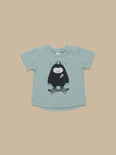 Load image into Gallery viewer, Huxbaby - Organic Skater Monster T-Shirt - Wasabi