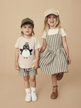 Load image into Gallery viewer, Huxbaby - Stripe Reversible Short - Light Spruce + Amber Stripe