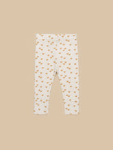 Load image into Gallery viewer, Huxbaby - Organic Beary Cute Rib Legging - Almond