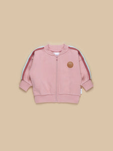 Huxbaby - Organic Retro Track Jacket - Dusty Rose