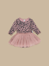 Load image into Gallery viewer, Huxbaby - Leopard Rib Ballet Onesie - Dusty Rose