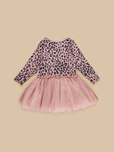 Load image into Gallery viewer, Huxbaby - Leopard Rib Ballet Dress - Dusty Rose