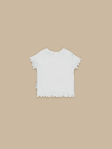 Huxbaby - Vanilla Rib Tee - Vanilla