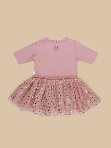 Huxbaby - Rainbow Pony Ballet Dress - Dusty Rose