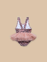 Load image into Gallery viewer, Huxbaby - Leopard Ballet Swimsuit - Dusty Rose