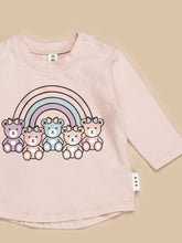 Load image into Gallery viewer, Huxbaby - Organic Rainbow Bears Top - Rose