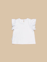 Load image into Gallery viewer, Huxbaby - Organic Cheery Chipmunk Frill Tee - White