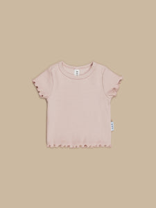 Huxbaby - Rose Rib Tee - Rose