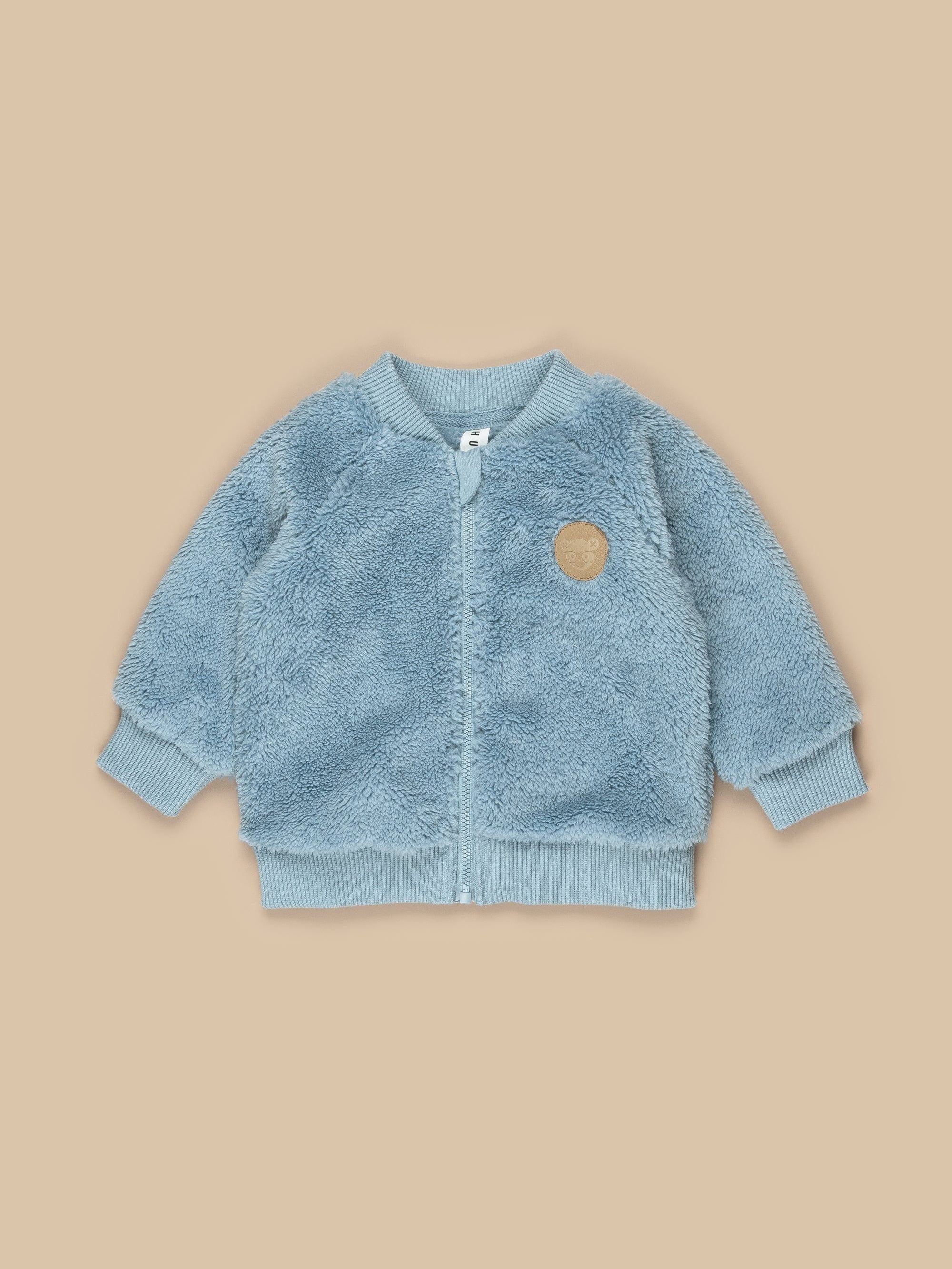 Huxbaby Rainbow Planet Fur Jacket Dusty Blue – Jack Emmy