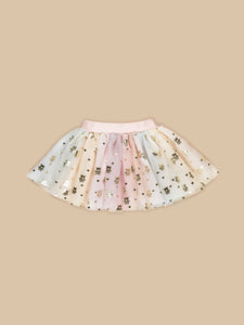 Huxbaby - Angel Bear Tulle Skirt - Rainbow Angel Bear Print