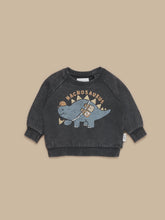 Load image into Gallery viewer, Huxbaby - Organic Nachosaurus Sweatshirt - Vintage Black