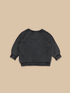 Huxbaby - Organic Nachosaurus Sweatshirt - Vintage Black