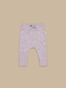 Huxbaby - Organic Huxbear Lavender Terry Drop Crotch Pant