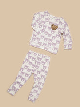 Load image into Gallery viewer, Huxbaby - Organic Huxbear Lavender Pajama Set