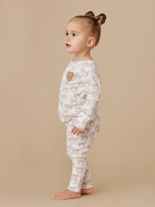 Huxbaby - Organic Huxbear Lavender Pajama Set