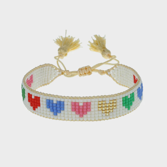 Hart - Rainbow Hearts Bracelet