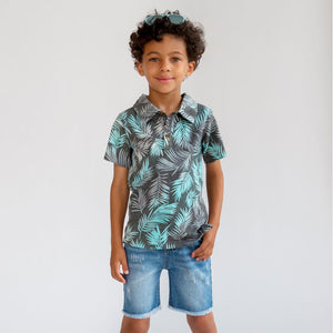 appaman - Fairbanks Polo - Teal Tropics