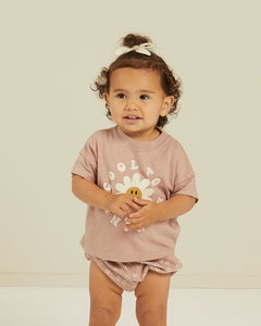 Rylee + Cru - Boxy Tee - Cool To Be Kind - Mauve