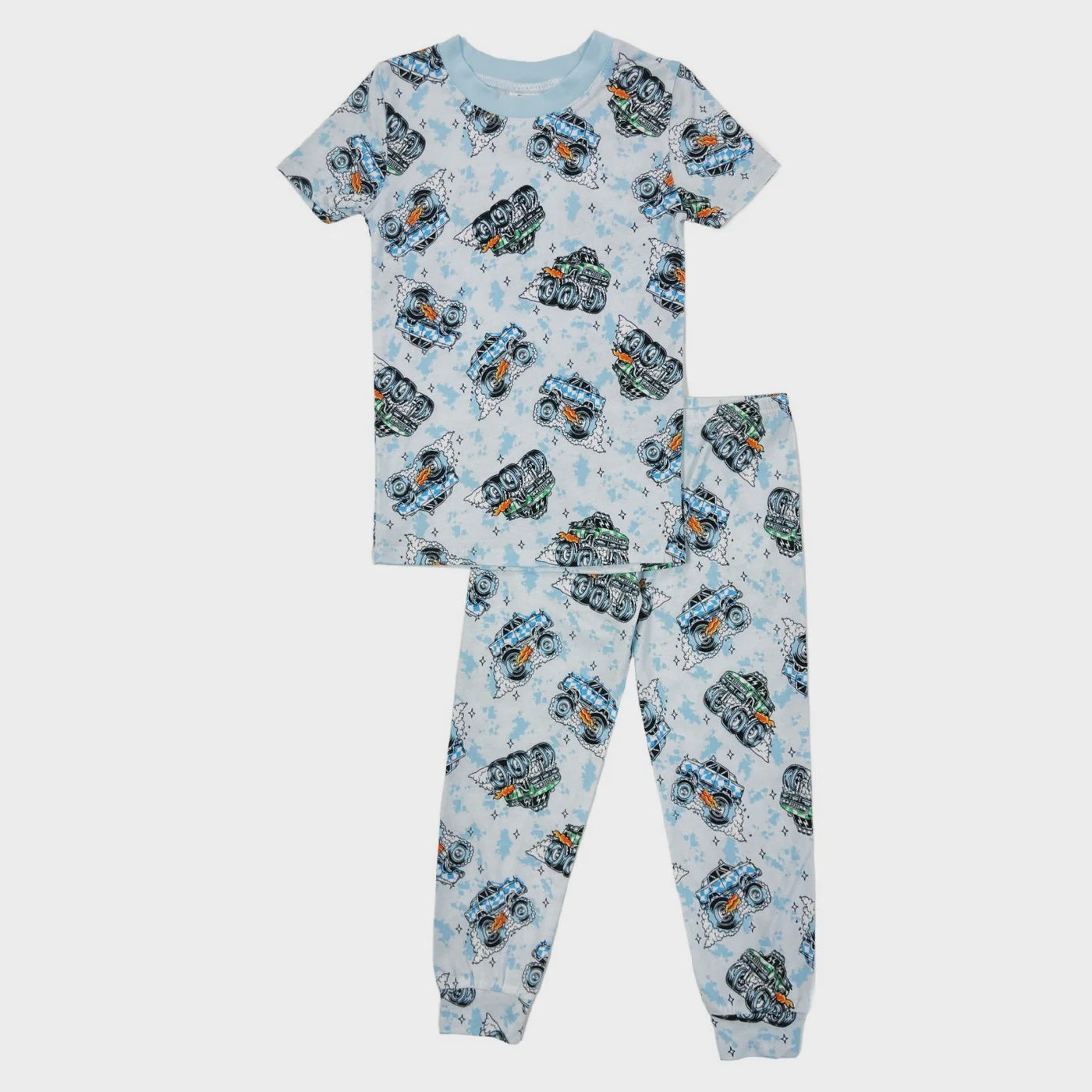 Esme - Monster Trucks Short Sleeve Pajama Set