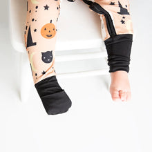 Load image into Gallery viewer, Emerson and Friends - Trick or Treat Halloween Bamboo Baby Convertible Footie Pajamas