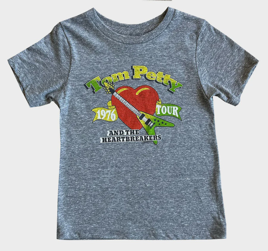 Rowdy Sprout - Tom Petty Short Sleeve Tee- Grey