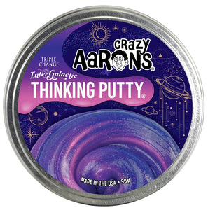 Crazy Aarons - Intergalactic Triple Color Change Thinking Putty - Full Size
