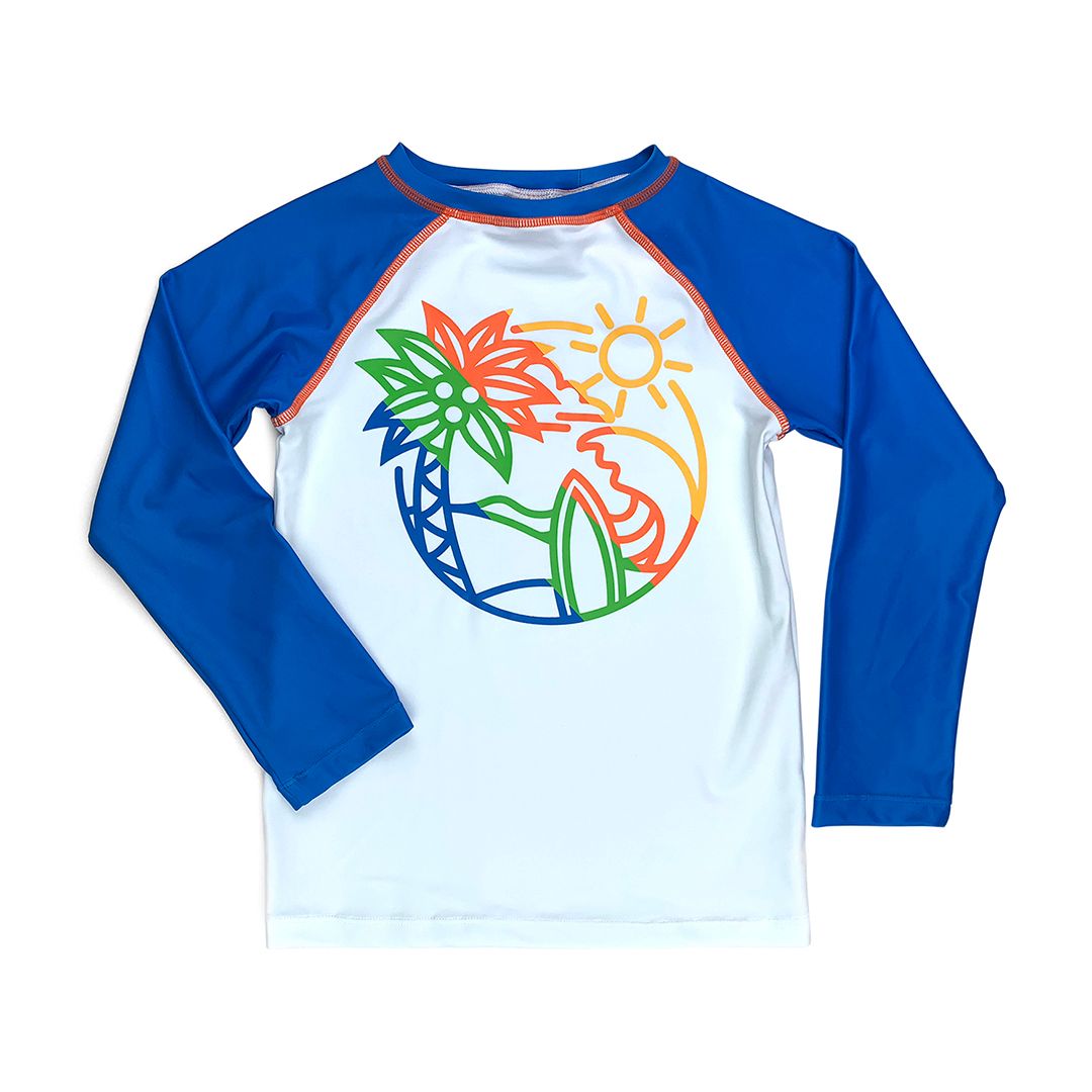 appaman - Long Sleeve Rash Guard - Blue