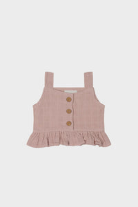 Jamie Kay - Organic Cotton Muslin Indie Top - Powder Pink