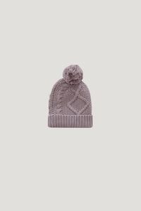 Cable Knit Hat - Fawn