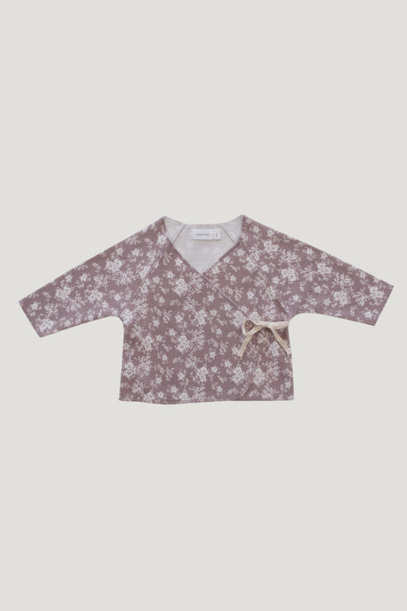Jamie Kay Organic Cotton Wrap Top - Fawn Floral