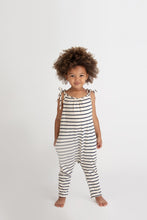 Load image into Gallery viewer, Organic Jersey Jumpsuit - Navy Stripe