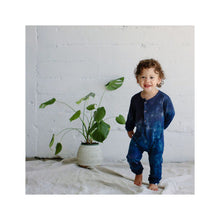 Load image into Gallery viewer, Little Moon Society - Bamboo Anderson Onesie Cobalt
