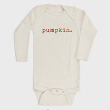 Load image into Gallery viewer, Tenth &amp; Pine - Pumpkin - Long Sleeve Organic Bodysuit