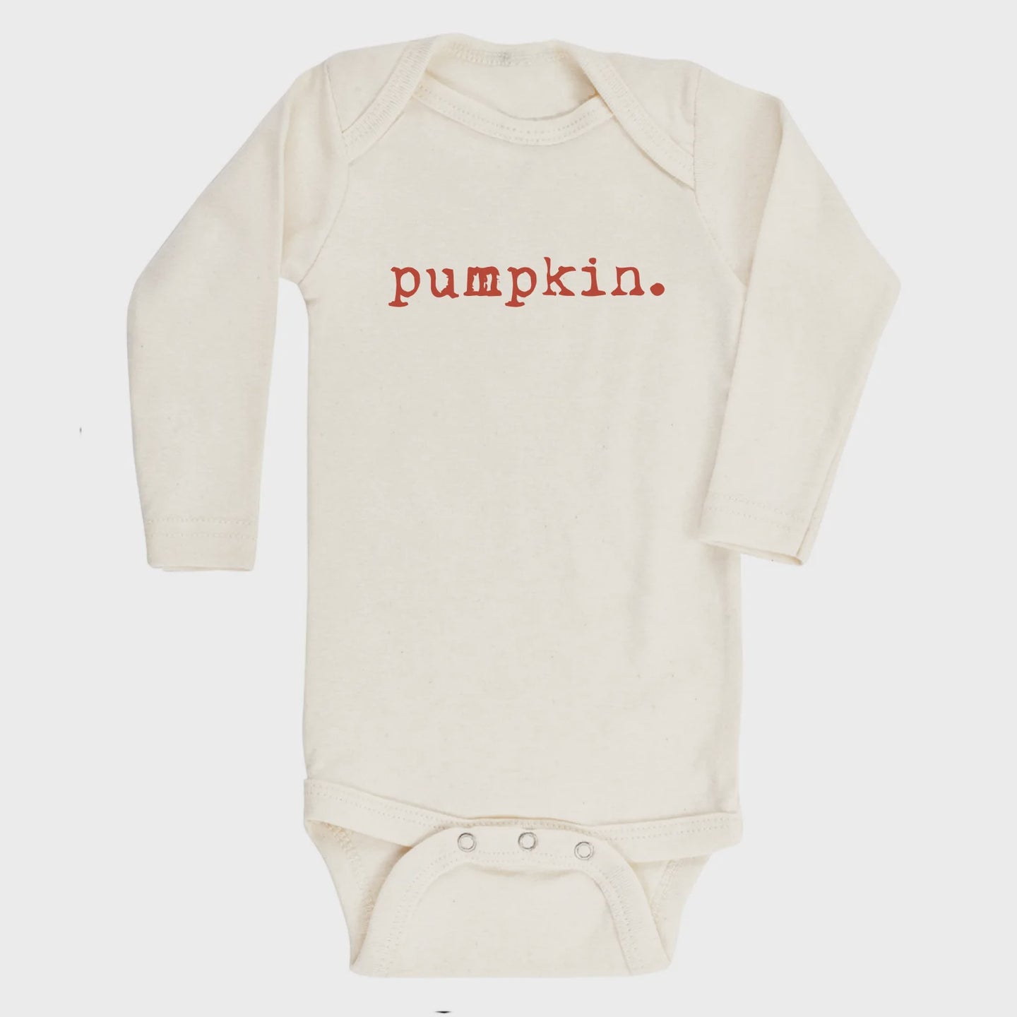 Tenth & Pine - Pumpkin - Long Sleeve Organic Bodysuit