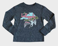 Load image into Gallery viewer, Rowdy Sprout - Led Zeppelin Tri Black LS Tee
