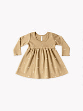 Load image into Gallery viewer, Quincy Mae - Organic Longsleeve Baby Dress - Honey