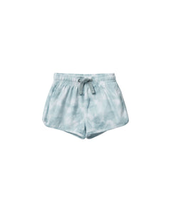 Rylee + Cru - Swim Trunk - Aqua Tie Dye