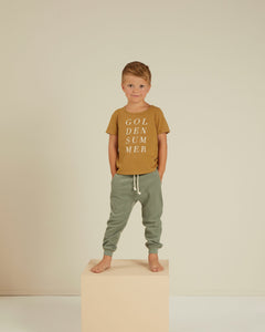 Rylee + Cru - Golden Summer Basic Tee - Gold