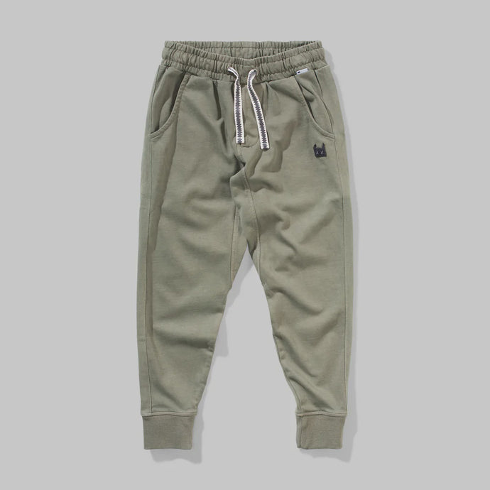 Munsterkids - Pipeos Pant - Washed Olivine