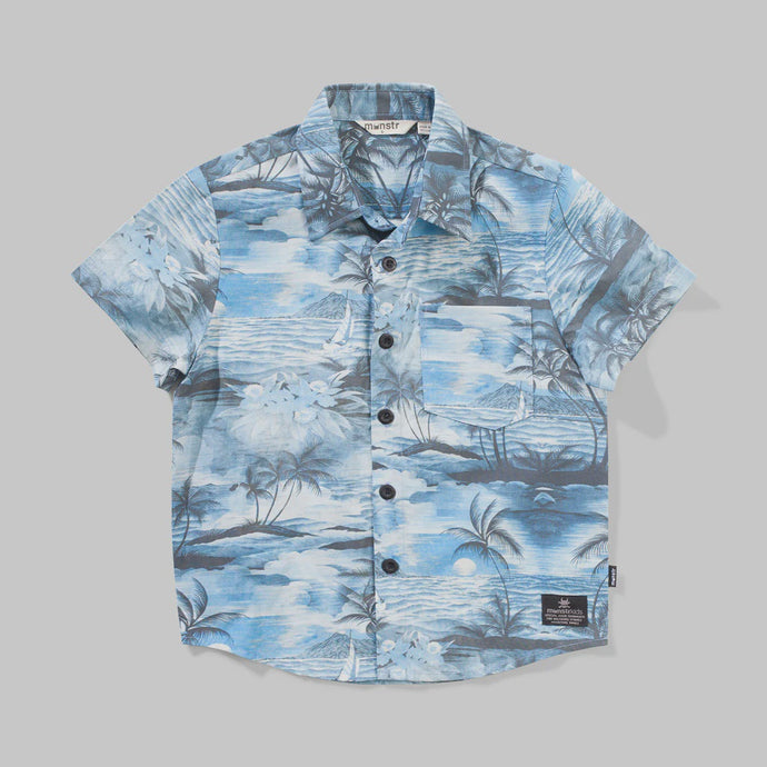 Munstrkids - Riders Shirt - Mid Blue