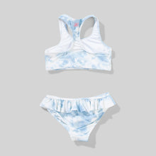 Load image into Gallery viewer, Munster Kids - In The Clouds Bikini - Tie Dye Sky Blue