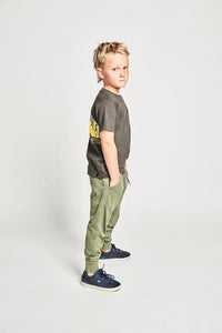 Munsterkids - Pipeos Pant - Washed Olivine