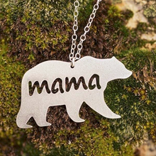 Load image into Gallery viewer, Made of Mountains - Mama Bear Necklace - Gold