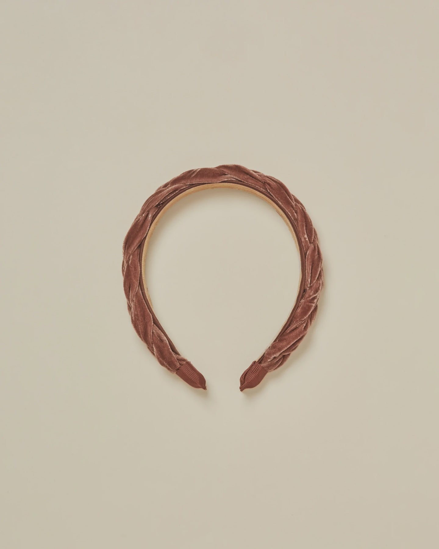 Noralee - Velvet Braided Headband - Wine