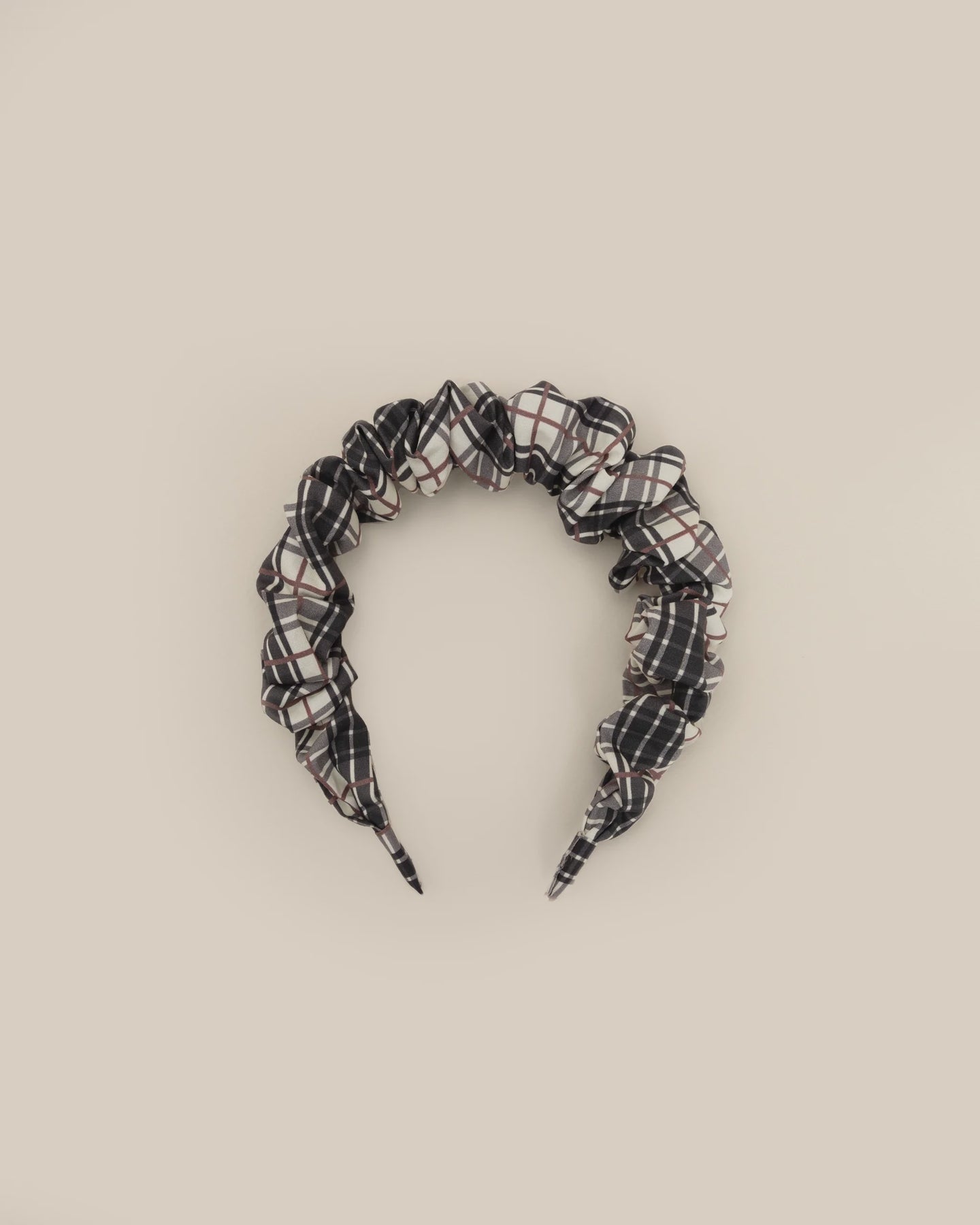 Noralee - Gathered Headband - Tartan Plaid