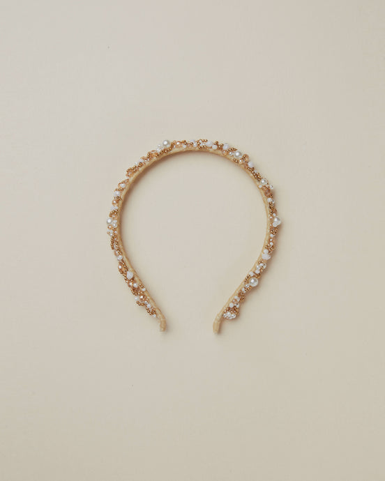 Noralee - Pearl Headband - Ivory